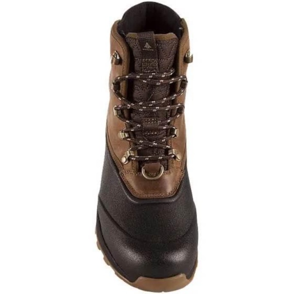 BRAND NEW women woods marron leather snow winter insulated boots size US 10 - Picture 3 of 10